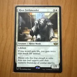 Rhox Faithmender - N/M - Tarkir Dragonstorm - MTG Magic The Gathering Card - Image 1