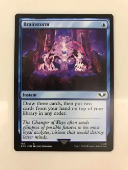Brainstorm MTG Magic the Gathering Card NM Near Mint Warhammer 40K - Image 1