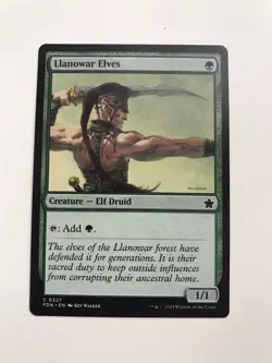 Llanowar Elves MTG Magic the Gathering Card NM Near Mint FDN - Image 1