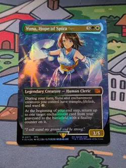 Yuna, Hope of Spira (Borderless) (Chocobo Track Foil) Final Fantasy Foil - Image 1