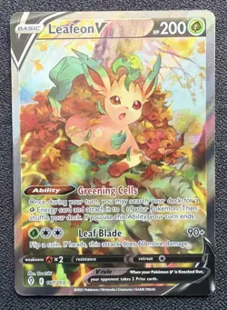 Leafeon V - 167/203 - Full Alt Art Rare Evolving Skies - Pokemon Card - Image 1
