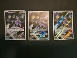 Pokemon Mewtwo TCG Scarlet & Violet 151 UPC Promo Holo Rare SVP052 NM X3 - Image 1