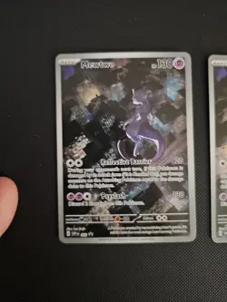 Pokemon Mewtwo TCG Scarlet & Violet 151 UPC Promo Holo Rare SVP052 NM X3 - Image 2