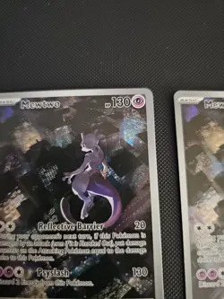 Pokemon Mewtwo TCG Scarlet & Violet 151 UPC Promo Holo Rare SVP052 NM X3 - Image 4