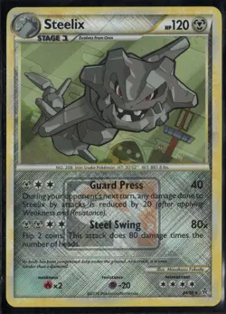 Pokemon Steelix 24/95 League Promo Holofoil Feb 2011 Lightly Played - Image 1