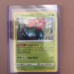 Pokemon TCG Venusaur Holo Rare Card Pokemon Go 003/078 NM Condition - Image 1