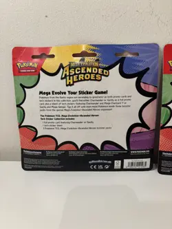 Pokemon TCG Ascended Heroes Tech Sticker Collection Charmander & Gastly ✅6 packs - Image 3