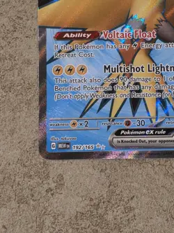 [ NM ] Pokemon Zapdos ex 192/165 SV151 Ultra Rare Full Art Holo Pokemon Card - Image 4