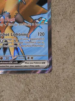[ NM ] Pokemon Zapdos ex 192/165 SV151 Ultra Rare Full Art Holo Pokemon Card - Image 5