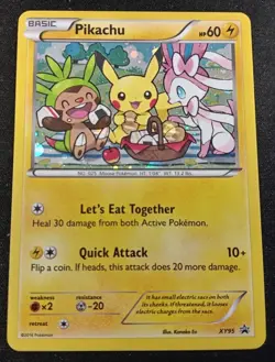 Pikachu XY95 Holo Pokemon Card 2016Promo TCG CCG #Live - Image 1