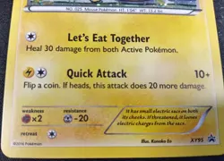 Pikachu XY95 Holo Pokemon Card 2016Promo TCG CCG #Live - Image 4