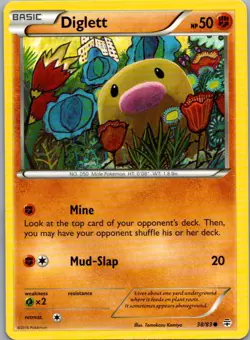 Diglett 38/83 Common Generations Pokemon Lightly Played - Image 1
