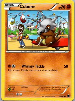 Cubone 77/162 Common BREAKthrough Pokemon Heavily Played - Image 1