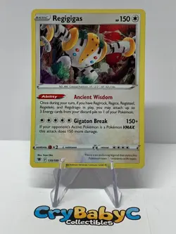 Pokemon Regigigas 130/189 Astral Radiance Sword & Shield HOLO RARE - Image 1