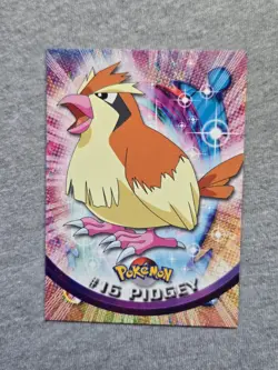 Pidgey #16 1999 Topps Pokemon TV Animation Edition Series Blue Logo - Image 1