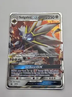 Pokemon TCG Solgaleo GX SM Black Star Promo SM16 Holo Promo - Image 1