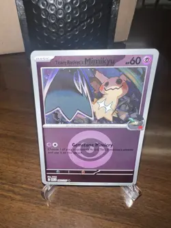 Pokemon Team Rocket's Mimikyu 097/217 Reverse Holo Psychic Ascended Heroes NM - Image 3