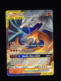 Reshiram & Charizard GX 20/214 Pokemon SM - Unbroken Bonds 🔥🔥🔥 - Image 1
