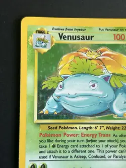 Pokemon TCG Venusaur 15/102 Base Set Holo Rare LP - Image 5