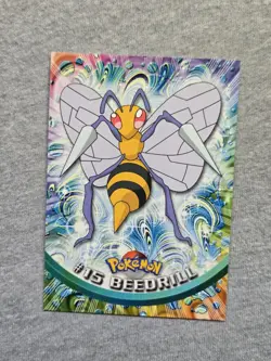 Beedrill #15 Topps TV Animation Edition Pokemon Blue Label - Image 1
