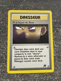 A LA FACON DU BOSS UNCO - POKEMON 73/82 TEAM ROCKET EDITION 2 PROCHE DU NEUF FR - Image 1