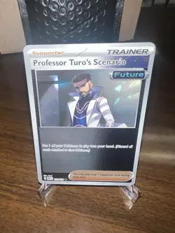 Pokemon Professor Turo's Scenario 121/131 Prismatic Evolutions Reverse Holo NM - Image 2