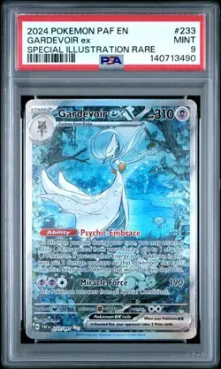 Pokemon Paldean Fates Gardevoir Ex 233/091 Special Illustration Rare PSA 9 - Image 1