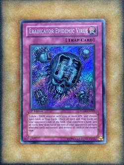 Yugioh Eradicator Epidemic Virus FOTB-EN068 Secret Rare 1st Ed NM - Image 1