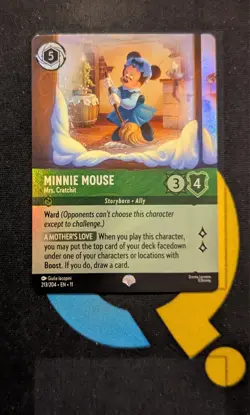 Minnie Mouse - Mrs. Cratchit 213/204 Epic Disney Lorcana Winterspell - Image 1