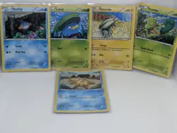 McDonald's 2015 Promo Confetti Holofoil Pokemon Card LP+ 5 MUDKIP TREEKO - Image 1