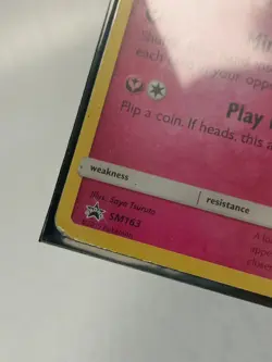 Mimikyu Holo Promo Pokemon Card SM163 2019 TCG CCG- Preowned Card With Sleeve - Image 3