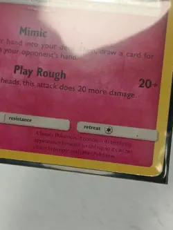 Mimikyu Holo Promo Pokemon Card SM163 2019 TCG CCG- Preowned Card With Sleeve - Image 5