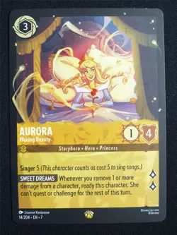 Aurora Waking Beauty 14/204 - Lorcana Card #140 - Image 1