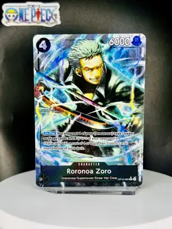 One Piece Card Game 🏴‍☠OP10-095 Roronoa Zoro RARE NM Alt Art Foil ENGLISH - Image 1