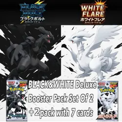 Pokemon Card Black Bolt & White Flare Deluxe Set of 4 Packs sv11B sv11W Japanese - Image 4