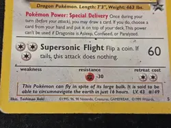 Dragonite Promo Pokemon Card 1999 Black Star WOTC Holo Vintage #Live - Image 4