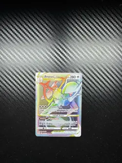 Arceus VSTAR Rainbow Brilliant Stars 176/172 Pokemon Card NM/M - Image 1