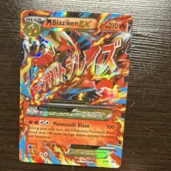 Pokemon Mega Blaziken EX Holo Promo XY XY86 210HP English Card - Image 1