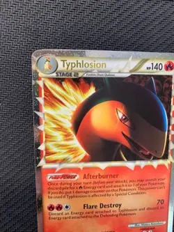 Typhlosion (Prime) 110/123 Holo Rare Pokemon Card - HGSS Base set - HP - Image 2