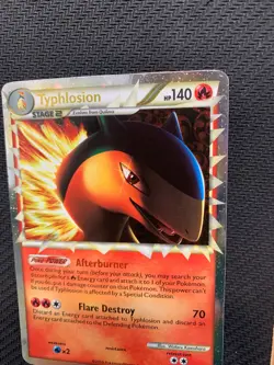 Typhlosion (Prime) 110/123 Holo Rare Pokemon Card - HGSS Base set - HP - Image 3