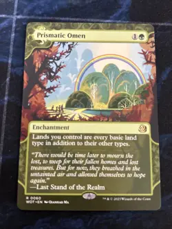 Prismatic Omen Wilds of Eldraine: Enchanting Tales Regular NM-M Unplayed - Image 1