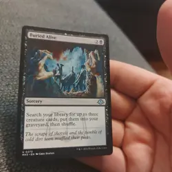 MTG 1X BURIED ALIVE MODERN HORIZONS 3 NEAR MINT/MINT - Image 1