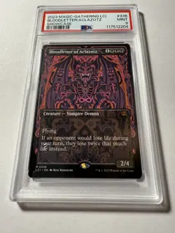 Bloodletter of Aclazotz Showcase The Lost Caverns of Ixalan Regular PSA 9 MINT - Image 2