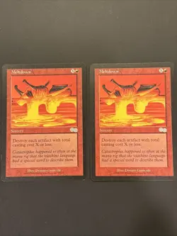 2x Meltdown - Urza's Saga - MTG Magic LP - Image 1