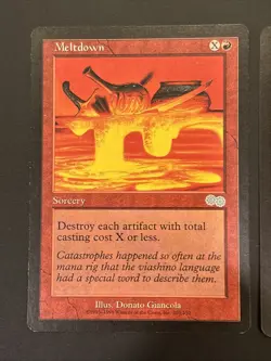 2x Meltdown - Urza's Saga - MTG Magic LP - Image 2