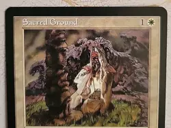 MTG Sacred Ground x1 LP ~Stronghold (Magic the Gathering)*Free Shipping* - Image 3