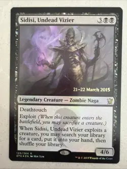 1 x Sidisi, Undead Vizier - Foil - Prerelease Promo - Dragons of Tarkir - Image 1