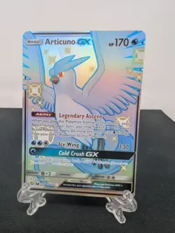 Pokemon Articuno GX SV54/SV94 Hidden Fates Shiny Vault Full Art Shiny Holo Rare - Image 1