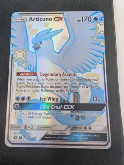 Pokemon Articuno GX SV54/SV94 Hidden Fates Shiny Vault Full Art Shiny Holo Rare - Image 4
