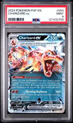 2024 POKEMON PAF EN-PALDEAN FATES #054 CHARIZARD EX PSA 9 - Image 1